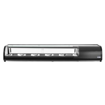 Stojan na Sushi, Arktic, Kapacita: 5x GN 1/2 (V)40 mm (včetně nádob)., Černá, 230V/190W, 1800x420x(H)265mm | 274040